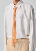 MESH PLEATS TIE、アクセサリー&その他_アクセサリー、着用画像1