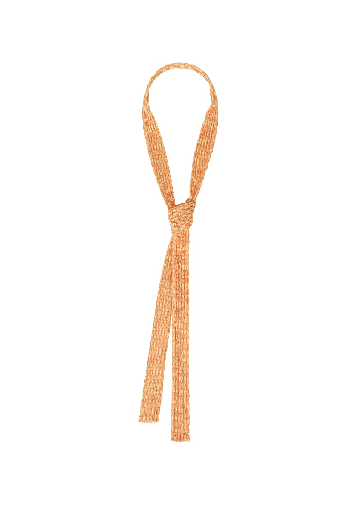 MESH PLEATS TIE、アクセサリー&その他_アクセサリー、オレンジ