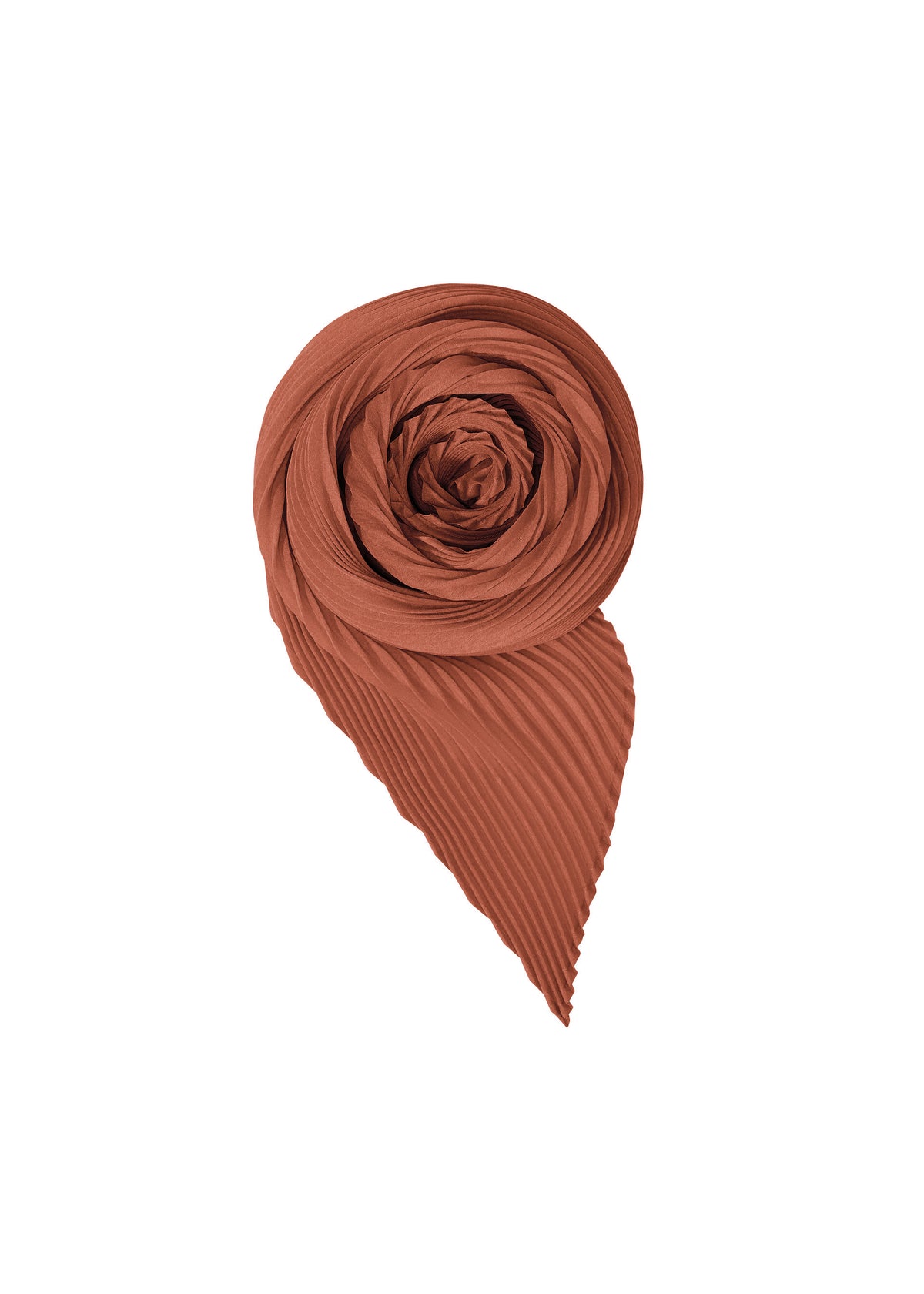 PLEATS STOLE、アクセサリー&その他_ストール、オレンジ