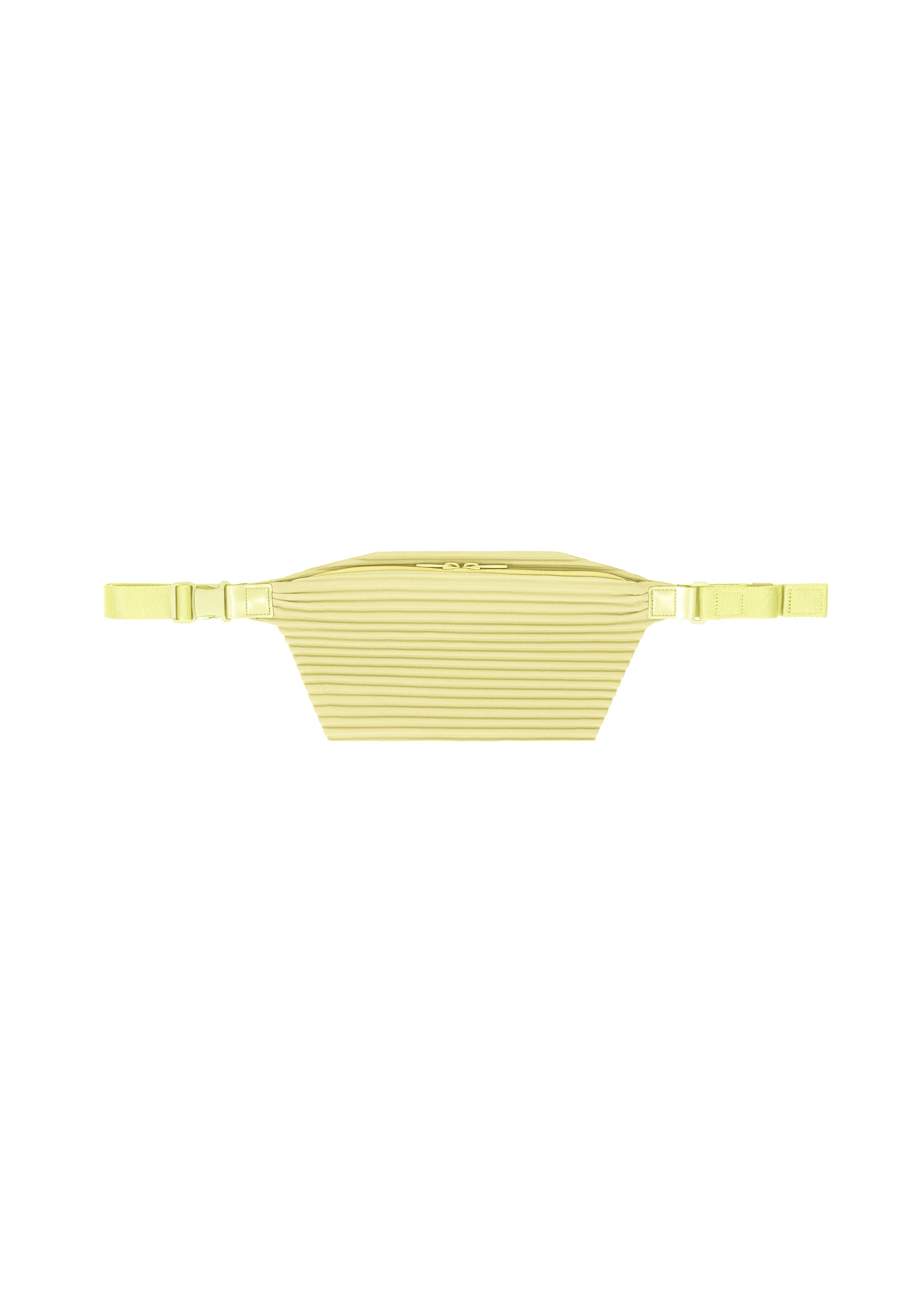 PLEATS SLIM BAG、バッグ&財布_ショルダーバッグ、イエロー