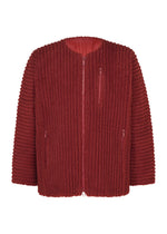 FLEECE PLEATS、メンズ_ジャケット&コート_ジャケット＆ブルゾン、レッド