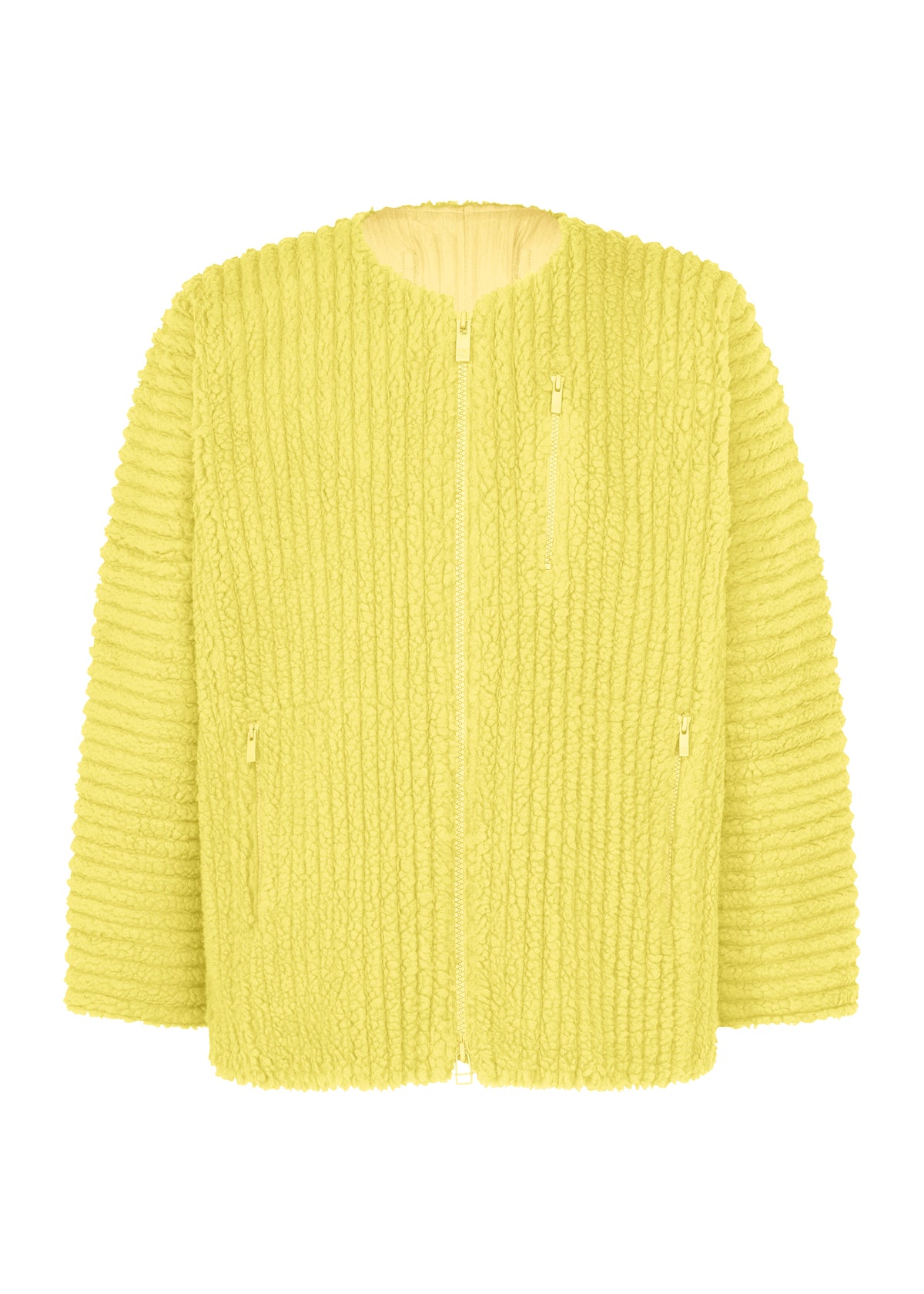FLEECE PLEATS、メンズ_ジャケット&コート_ジャケット＆ブルゾン、イエロー