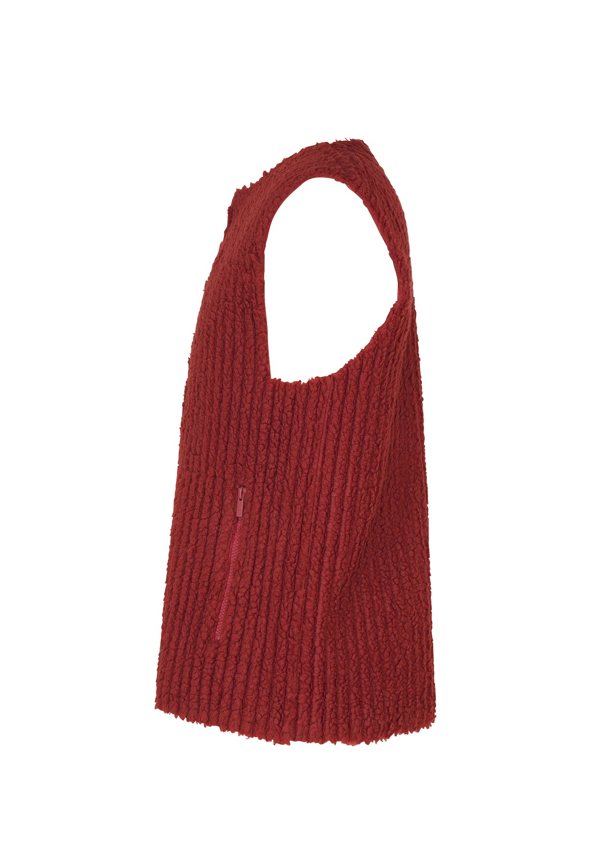 FLEECE PLEATS、メンズ_トップス_ベスト、ディテール画像2