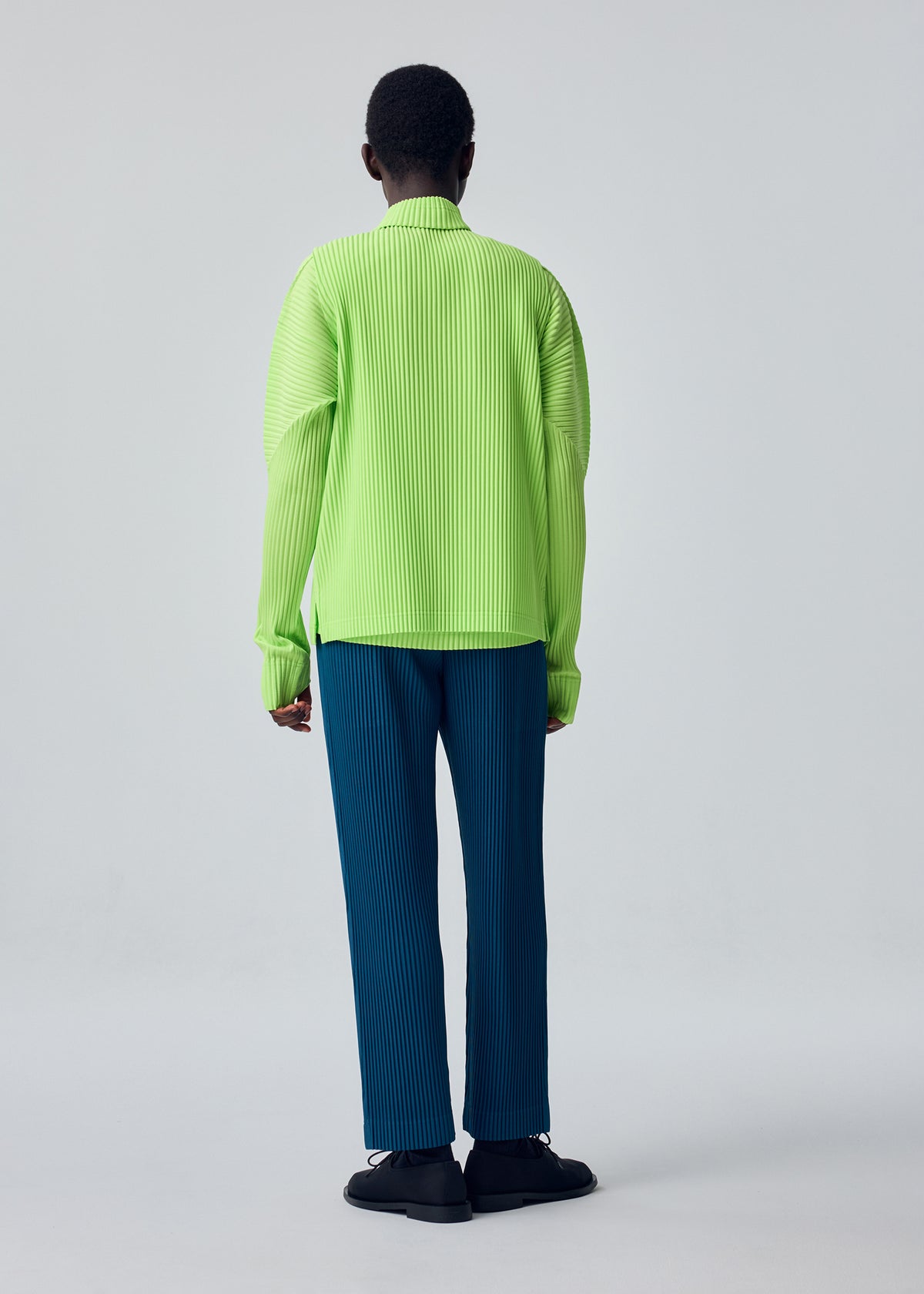 TAILORED PLEATS 1、メンズ_パンツ、着用画像2