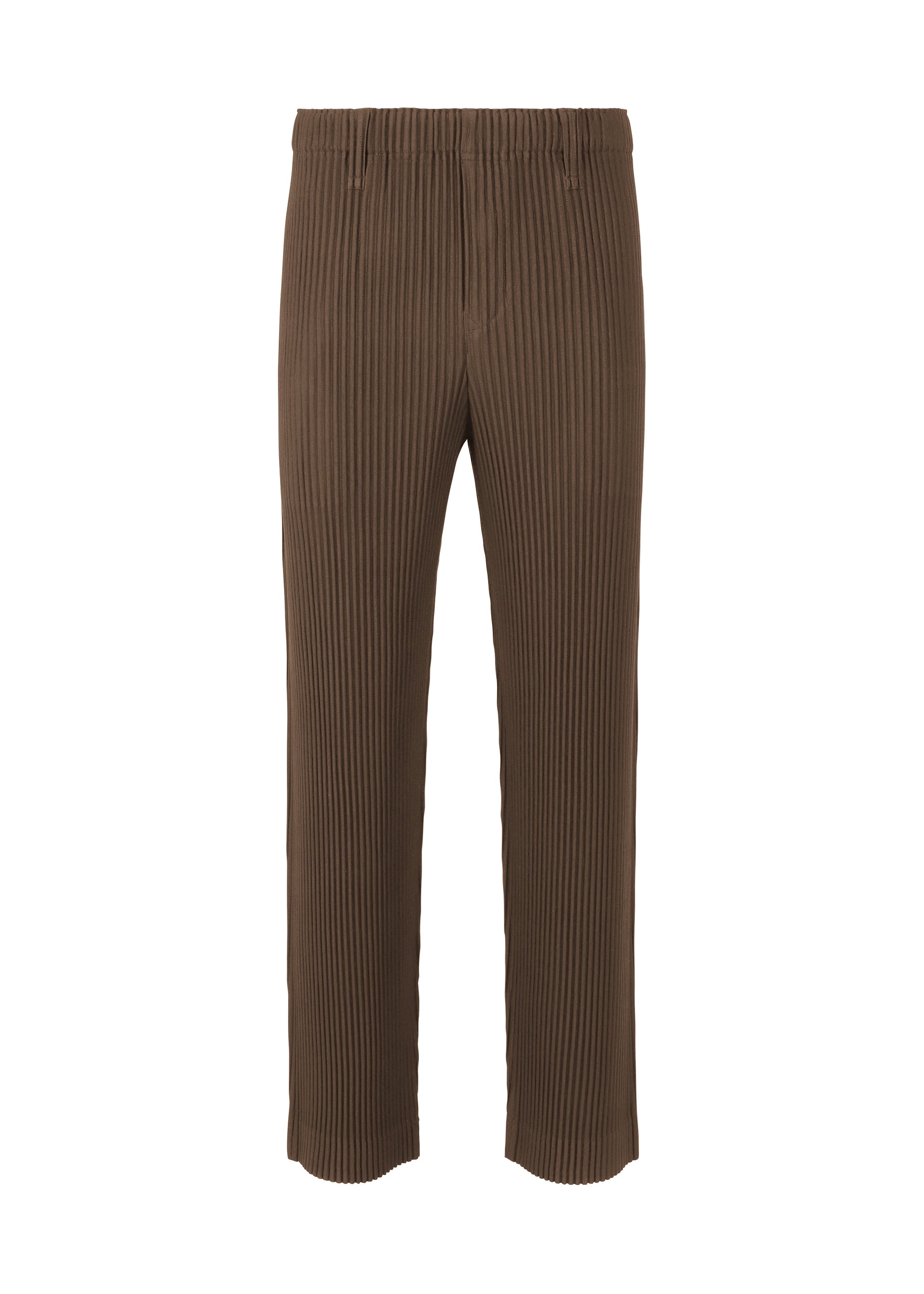TAILORED PLEATS 1、メンズ_パンツ、ブラウン