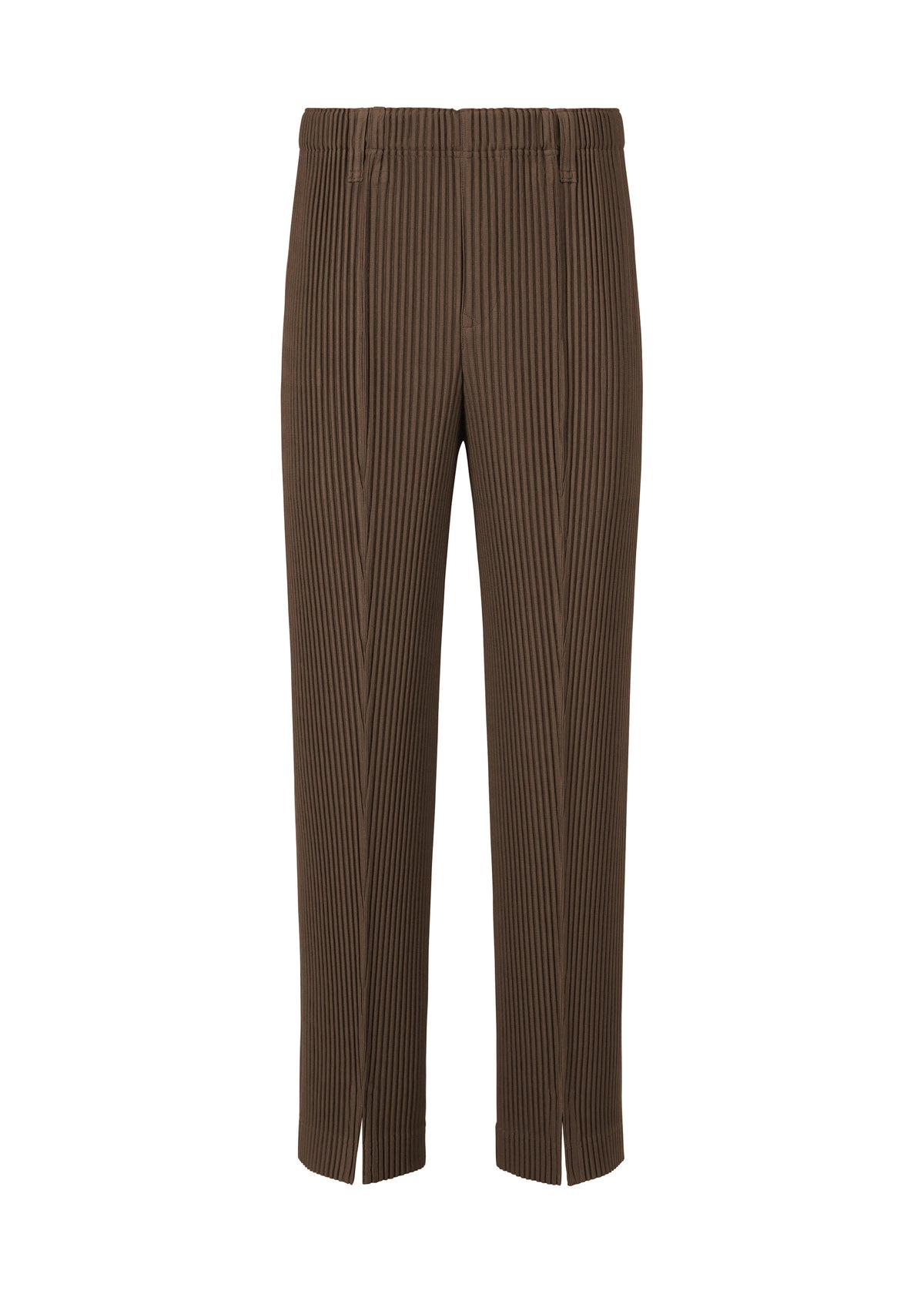 TAILORED PLEATS 1、メンズ_パンツ、ブラウン