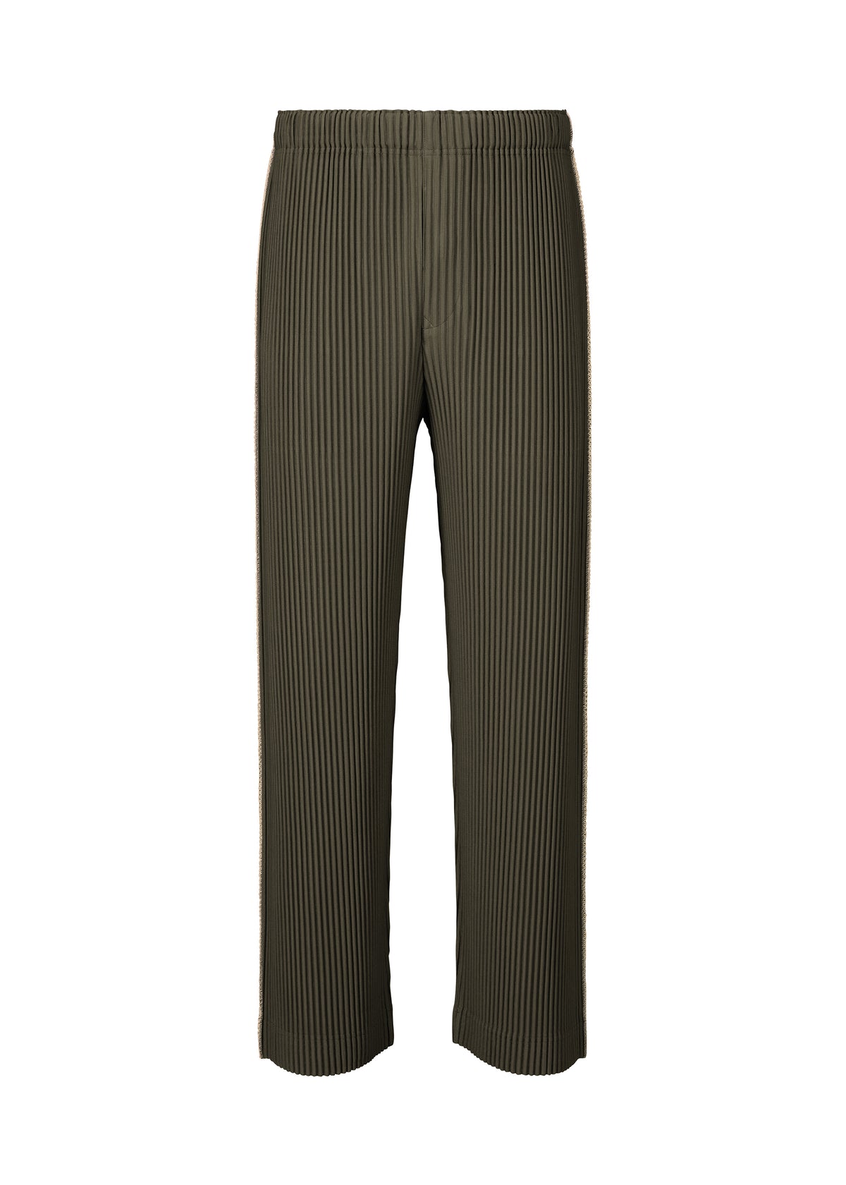 EMBROIDERY STRIPES、メンズ_パンツ、ブラウン