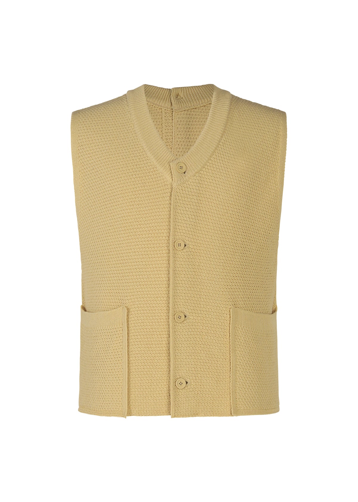 RUSTIC KNIT、メンズ_ニット、イエロー