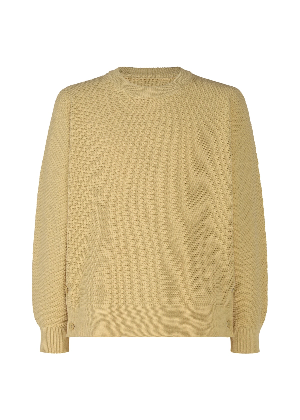 RUSTIC KNIT、メンズ_ニット、イエロー