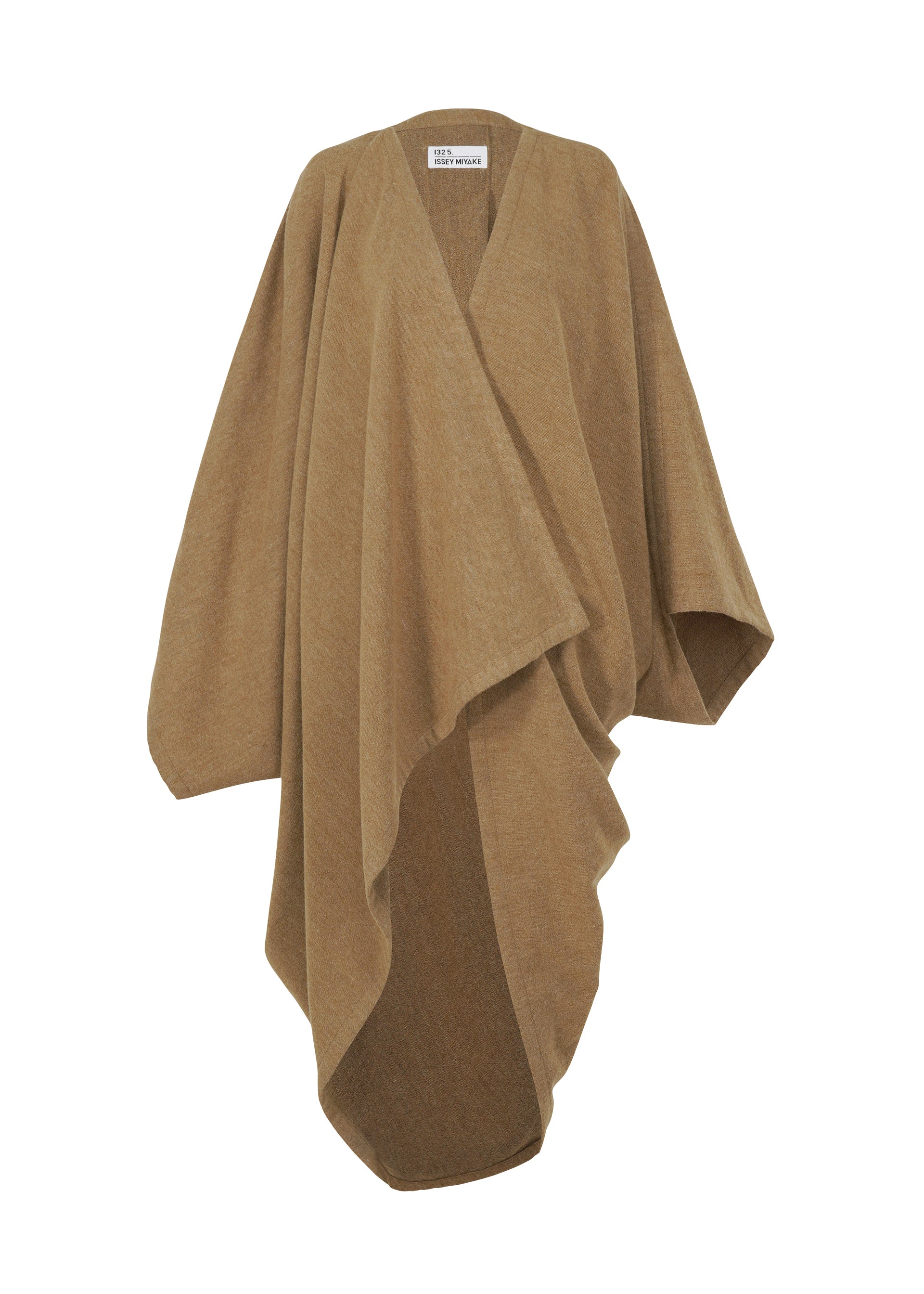 DRAPE COAT、ウィメンズ_ジャケット&コート_コート、ブラウン