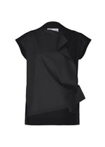 FLAT ONE TUCK T、ウィメンズ_トップス_トップ、ブラック