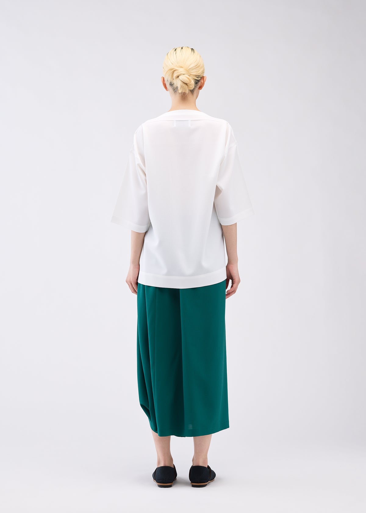 FLAT ONE TUCK T、ウィメンズ_トップス_トップ、着用画像3