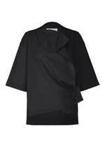 FLAT ONE TUCK T、ウィメンズ_トップス_トップ、ブラック