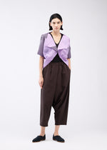 FOLD RAMIE PRINT、ウィメンズ_トップス_シャツ、着用画像1