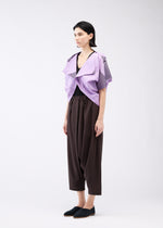 FOLD RAMIE PRINT、ウィメンズ_トップス_シャツ、着用画像2
