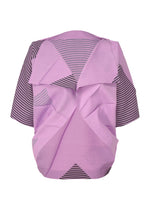 FOLD RAMIE PRINT、ウィメンズ_トップス_シャツ、パープル