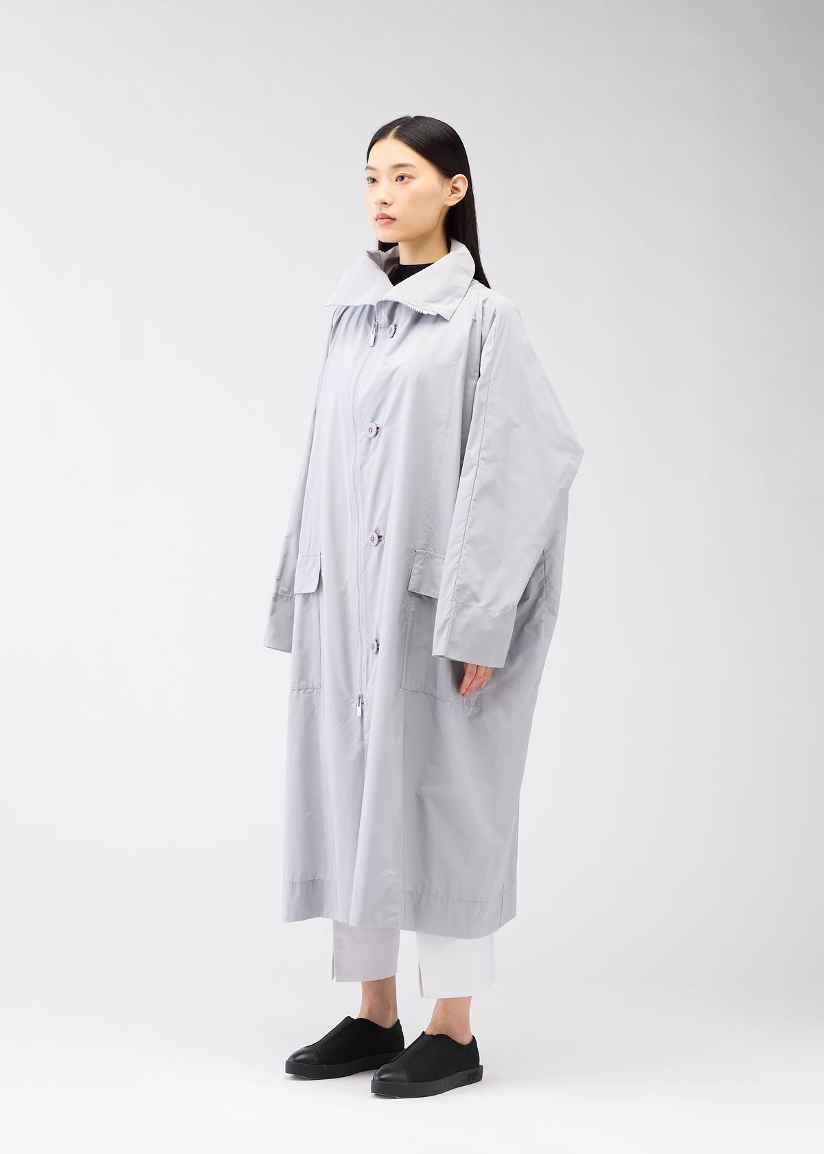 FLAT WIND COAT、ウィメンズ_ジャケット&コート_コート、着用画像2