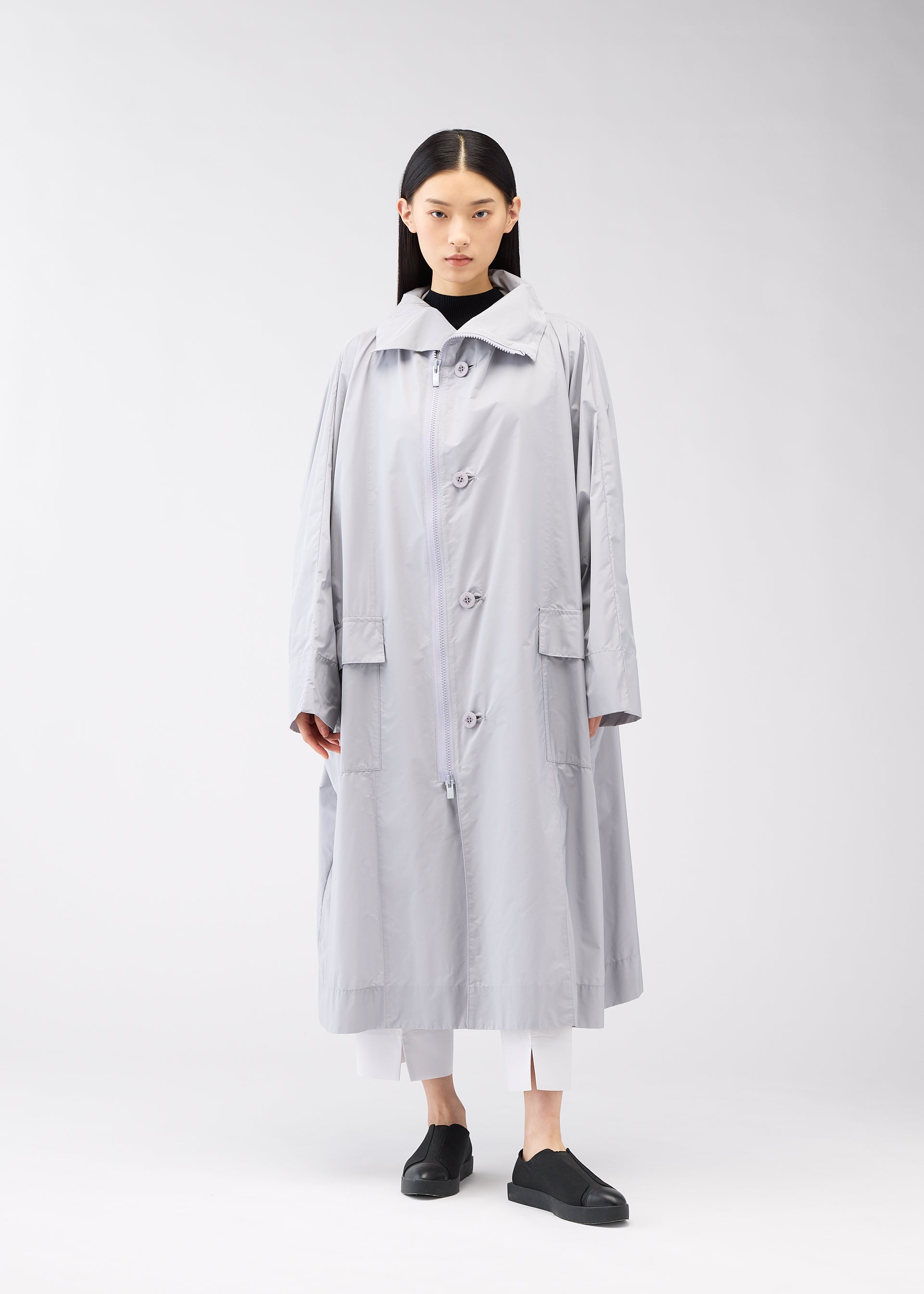 FLAT WIND COAT、ウィメンズ_ジャケット&コート_コート、着用画像4