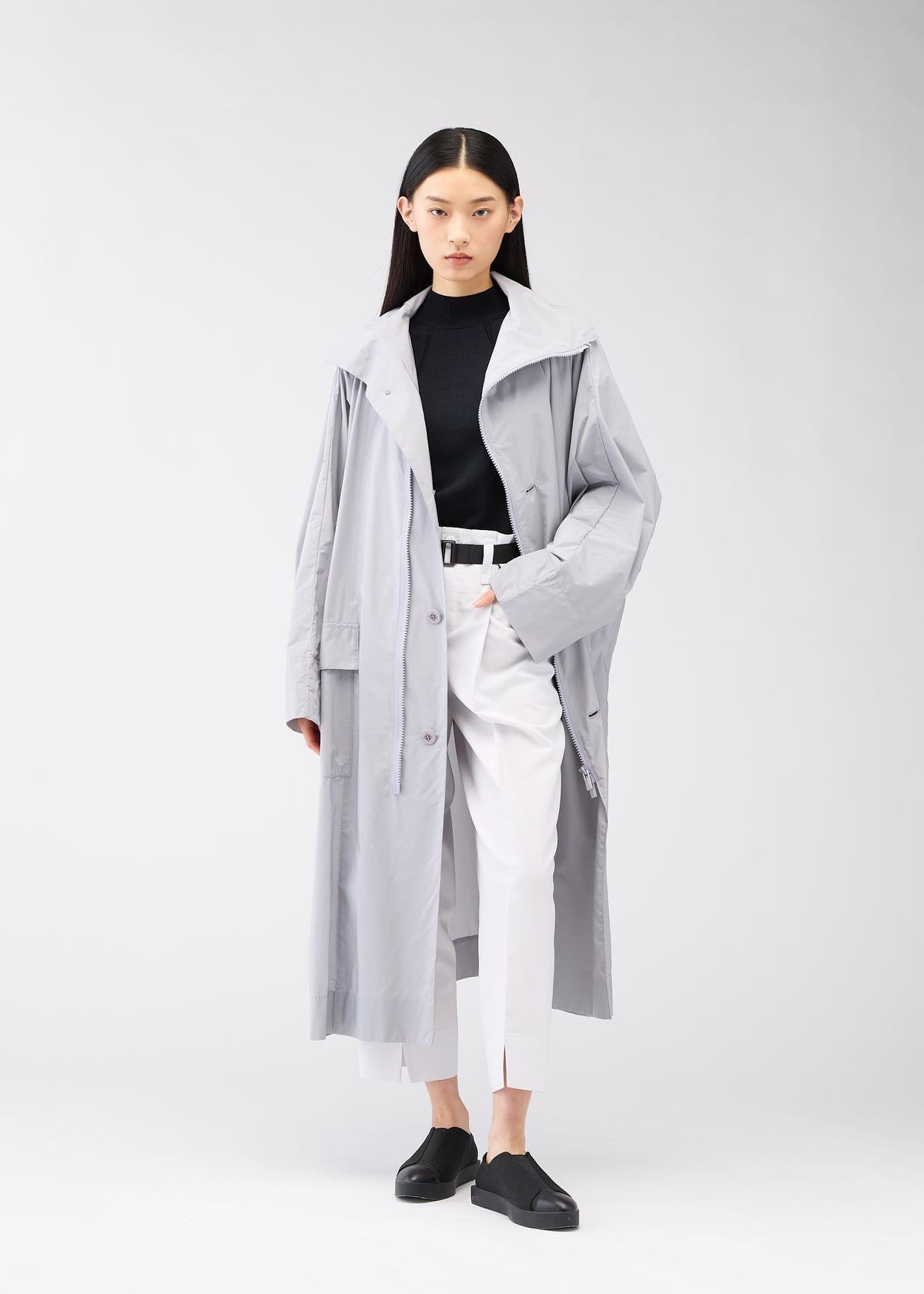 FLAT WIND COAT、ウィメンズ_ジャケット&コート_コート、着用画像5