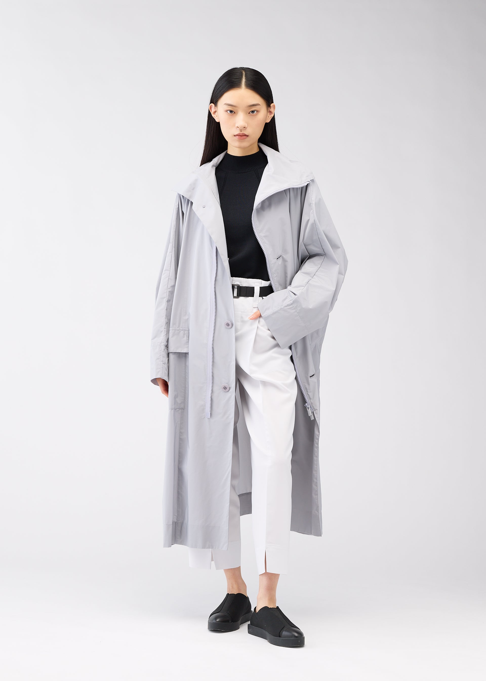 FLAT WIND COAT、ウィメンズ_ジャケット&コート_コート、着用画像5