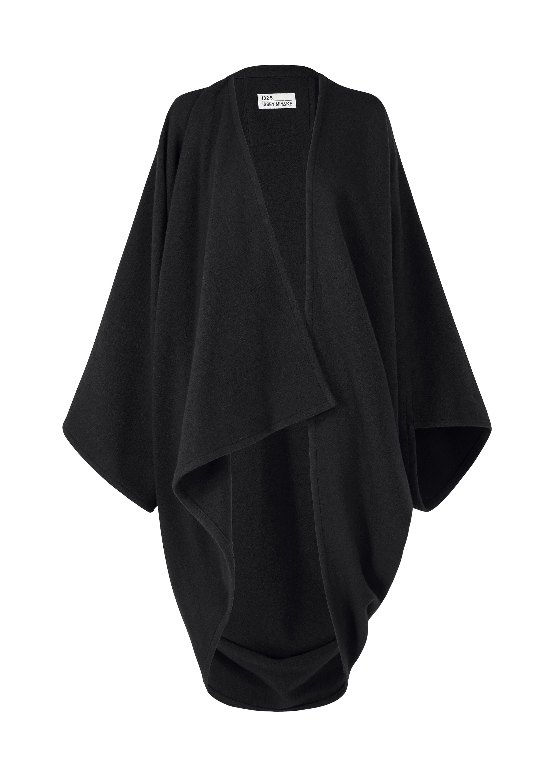 DRAPE COAT、ウィメンズ_ジャケット&コート_コート、ブラック