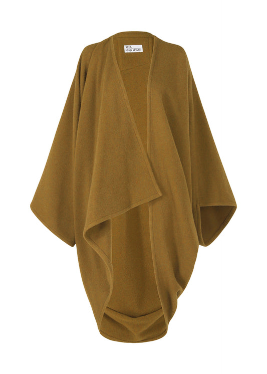 DRAPE COAT、ウィメンズ_ジャケット&コート_コート、イエロー
