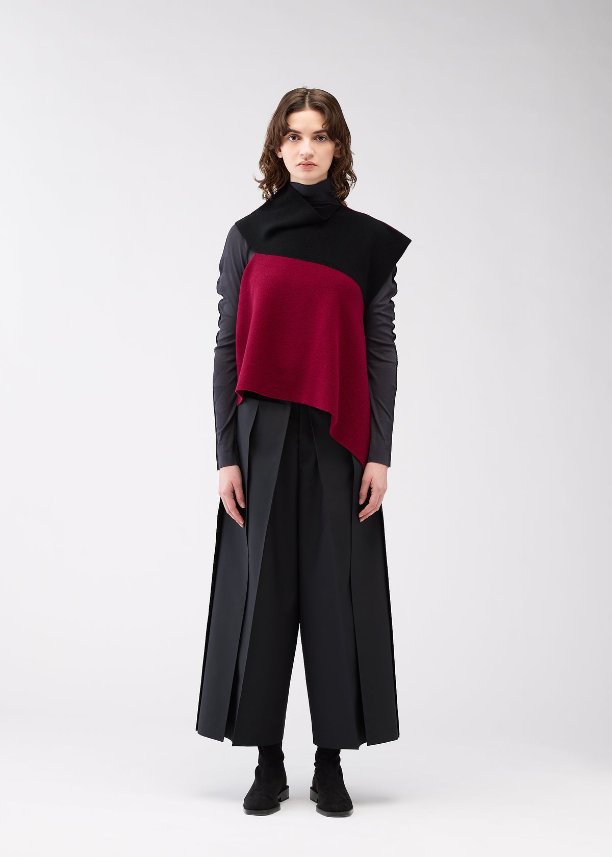 POSITIONED KNIT、ウィメンズ_ニット、着用画像1