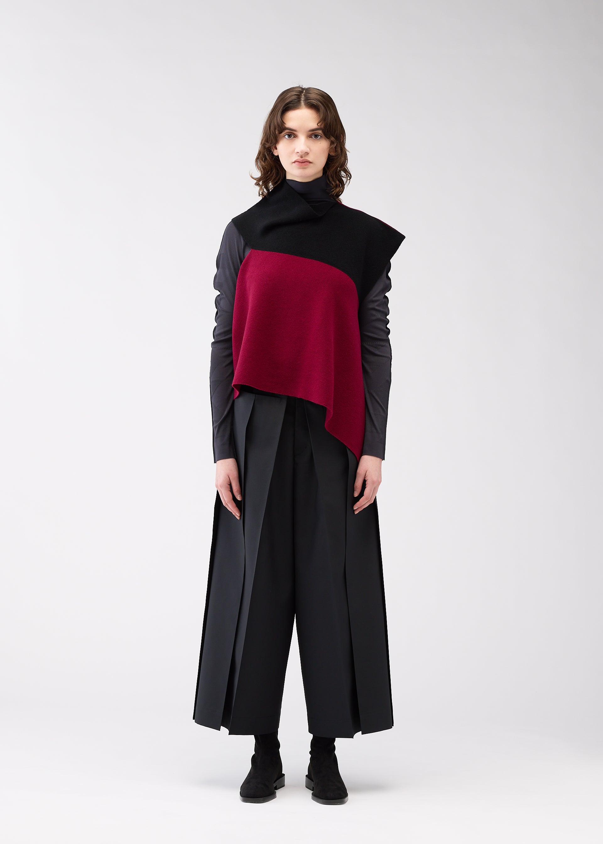 POSITIONED KNIT、ウィメンズ_ニット、着用画像1