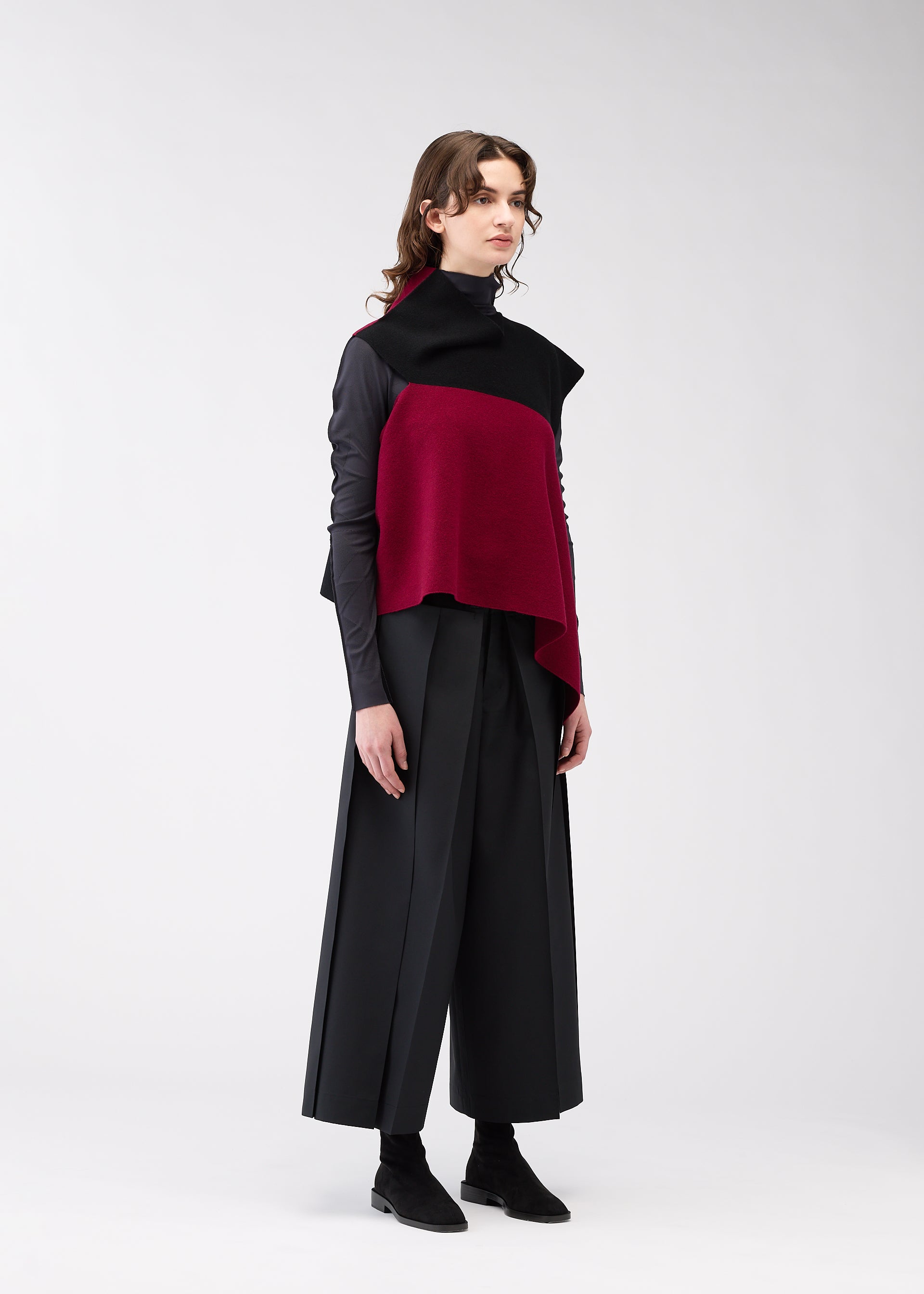 POSITIONED KNIT、ウィメンズ_ニット、着用画像4