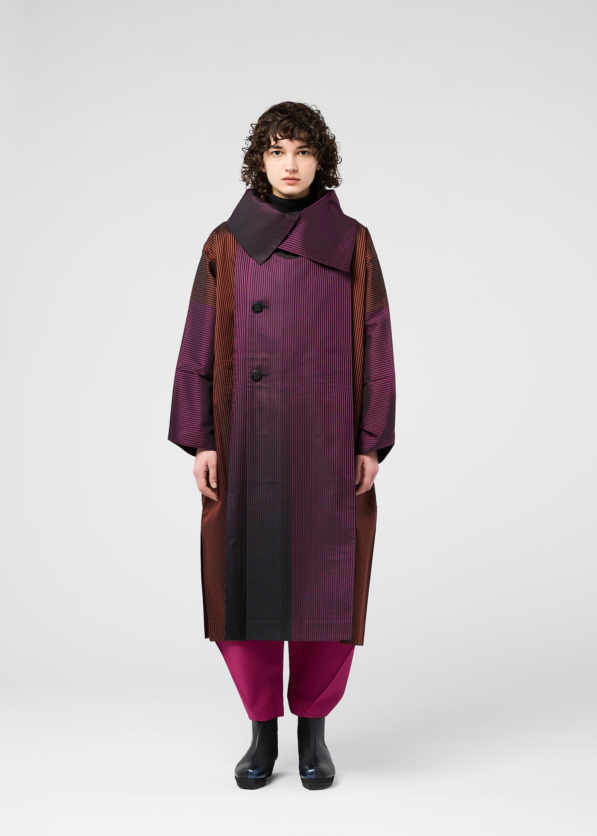 GRADATION COAT、ウィメンズ_ジャケット&コート_コート、着用画像1