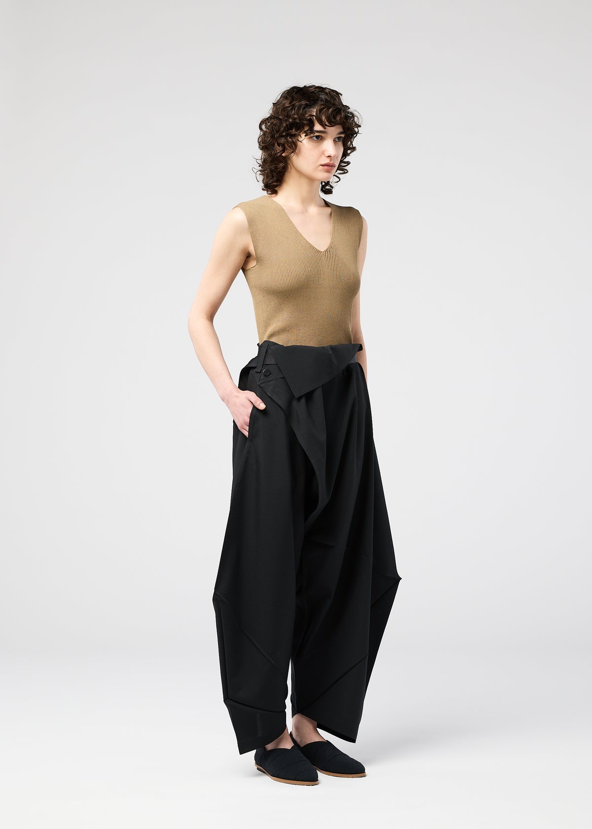FACET SOLID、ウィメンズ_パンツ、着用画像4