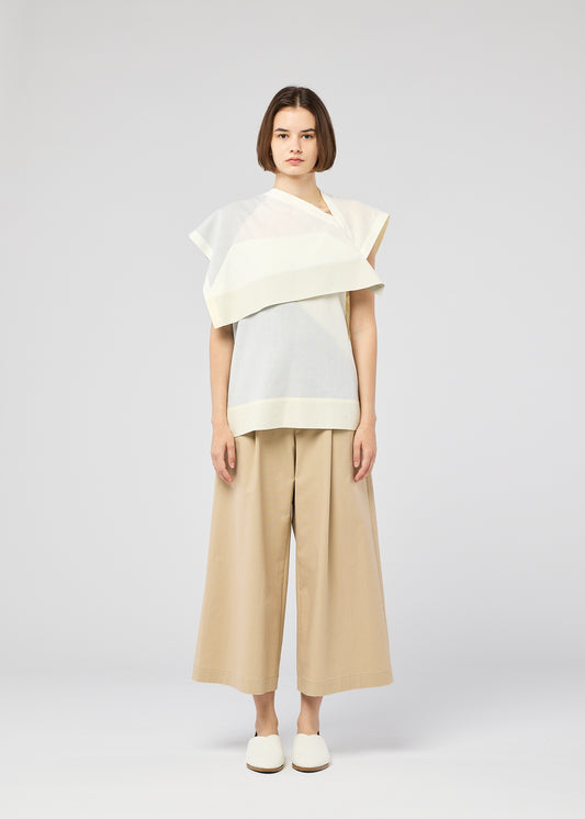 FOLD RAMIE PRINT、ウィメンズ_トップス_トップ、着用画像1