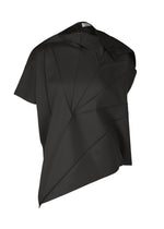 RADIAL FOLD SHIRT、ウィメンズ_トップス_トップ、ブラック