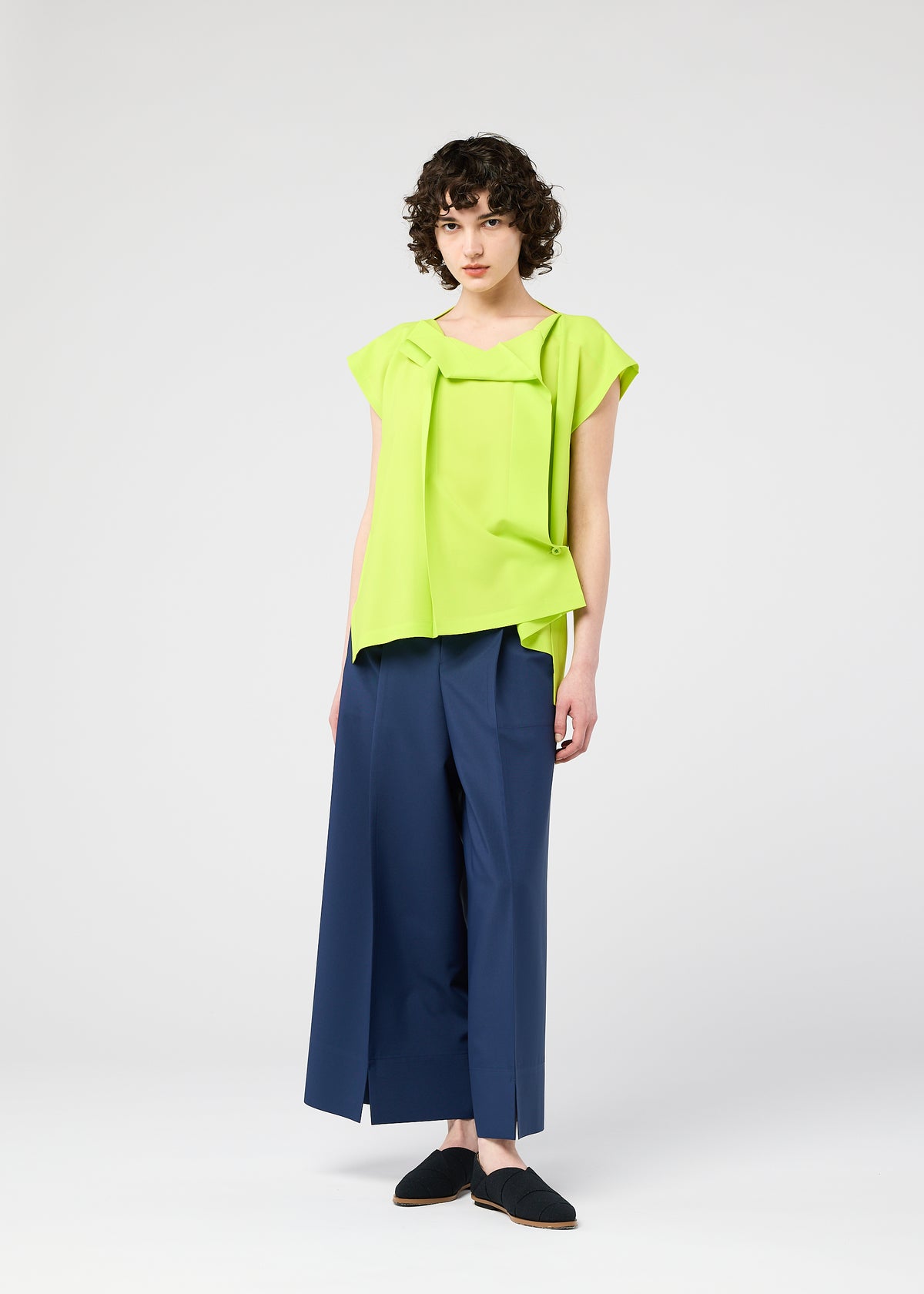 FLAT TUCK T、ウィメンズ_トップス_トップ、着用画像1
