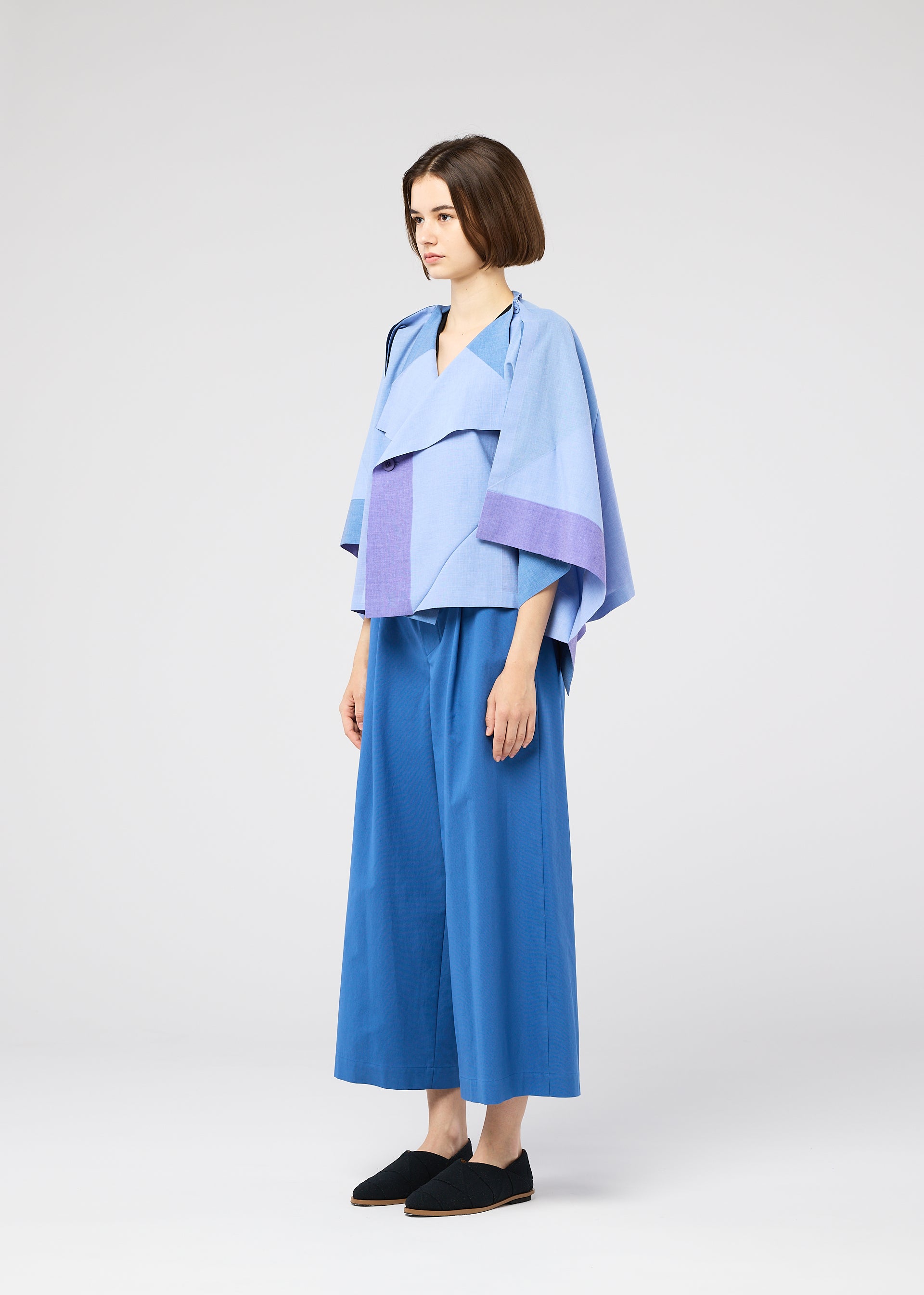FOLD RAMIE PRINT、ウィメンズ_トップス_カーディガン、着用画像2