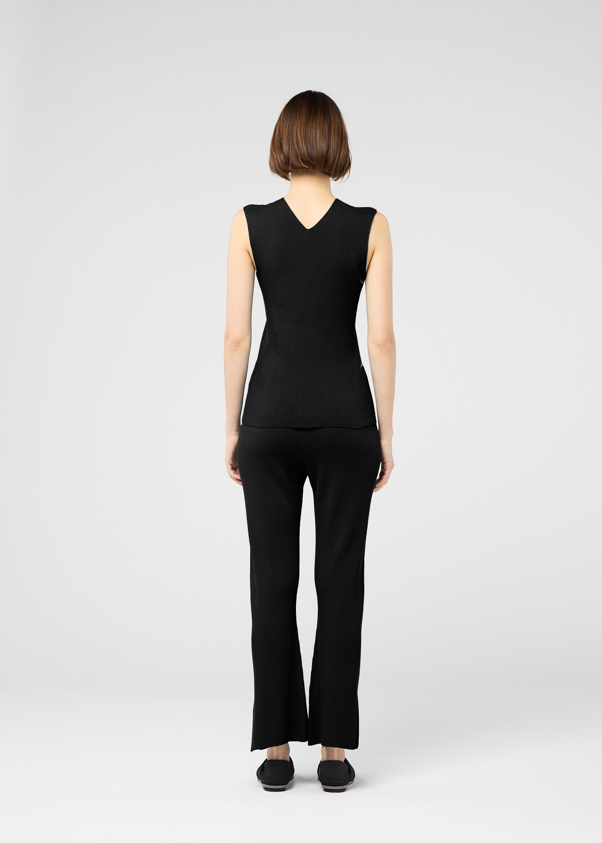 FLAT RIB KNIT 2、ウィメンズ_パンツ、着用画像3