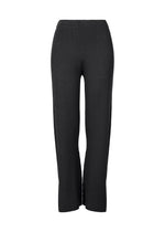 FLAT RIB KNIT 2、ウィメンズ_パンツ、ブラック