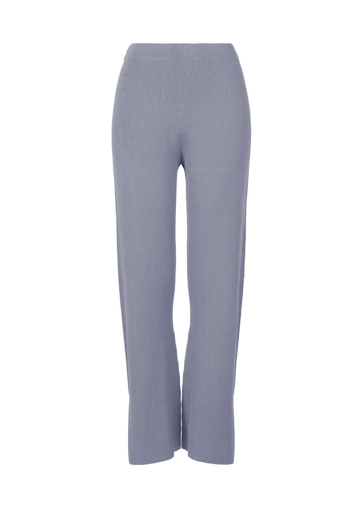 FLAT RIB KNIT 2、ウィメンズ_パンツ、ブルー