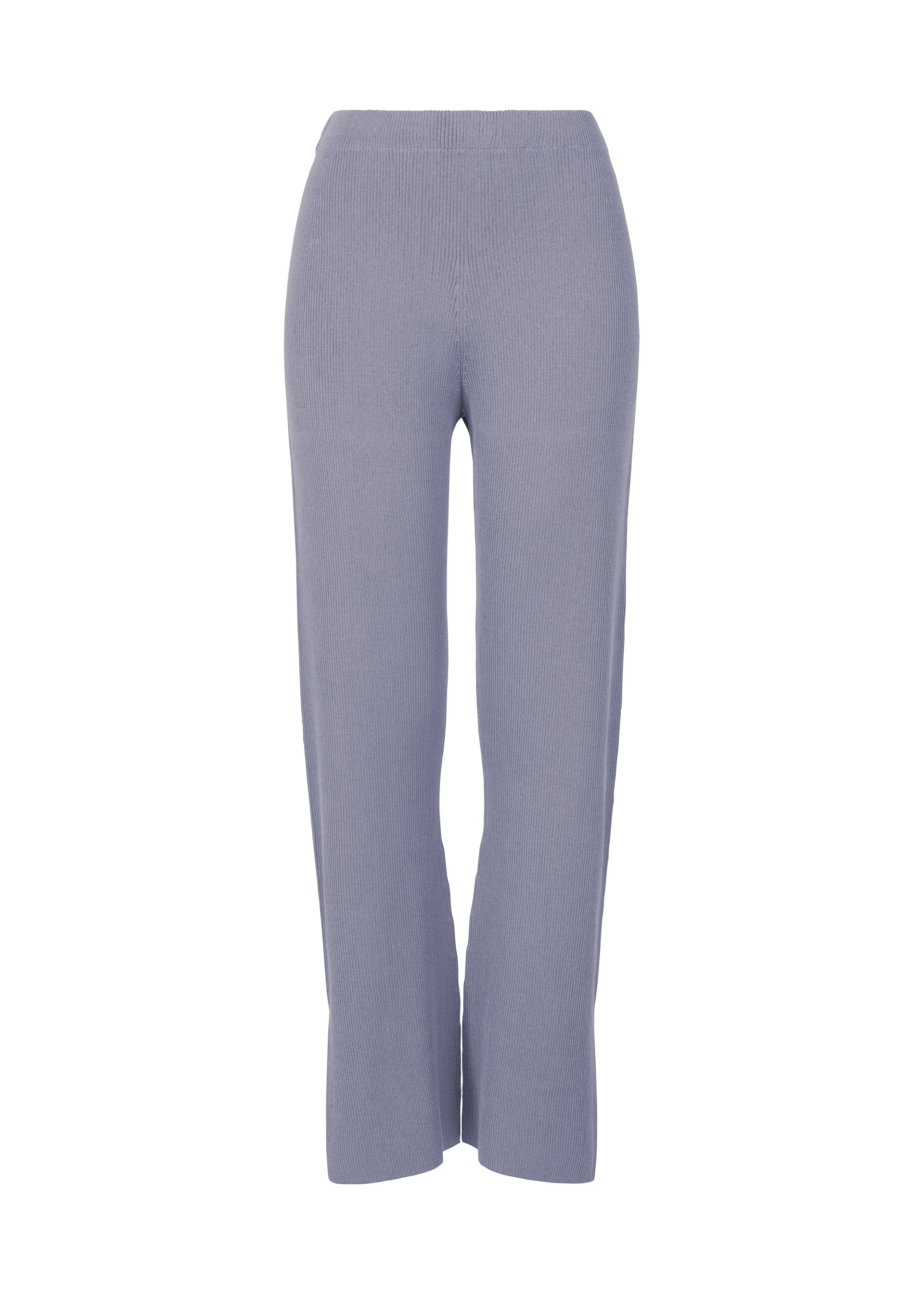 FLAT RIB KNIT 2、ウィメンズ_パンツ、ブルー