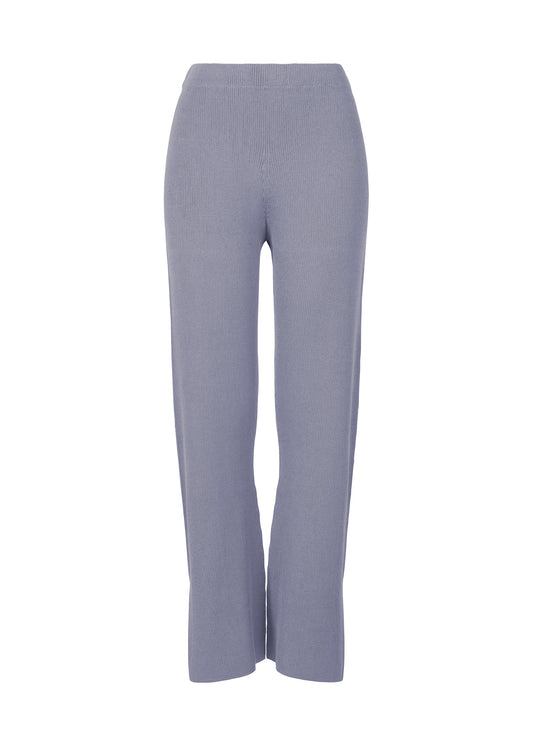 FLAT RIB KNIT 2、ウィメンズ_パンツ、ブルー