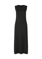 FLAT RIB KNIT 1、ウィメンズ_ワンピース、ブラック