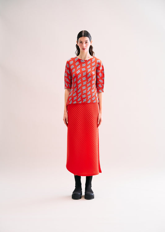 REITERATION PLEATS SOLID、ウィメンズ_スカート、着用画像1