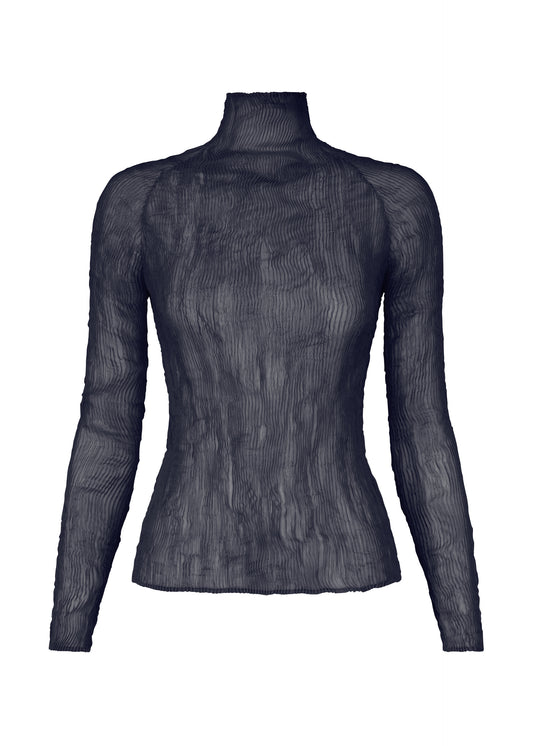 CHIFFON TWIST 1、ウィメンズ_トップス_トップ、ネイビー