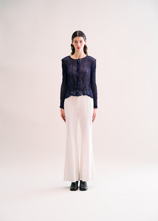 CHIFFON TWIST 1、ウィメンズ_トップス_カーディガン、着用画像1