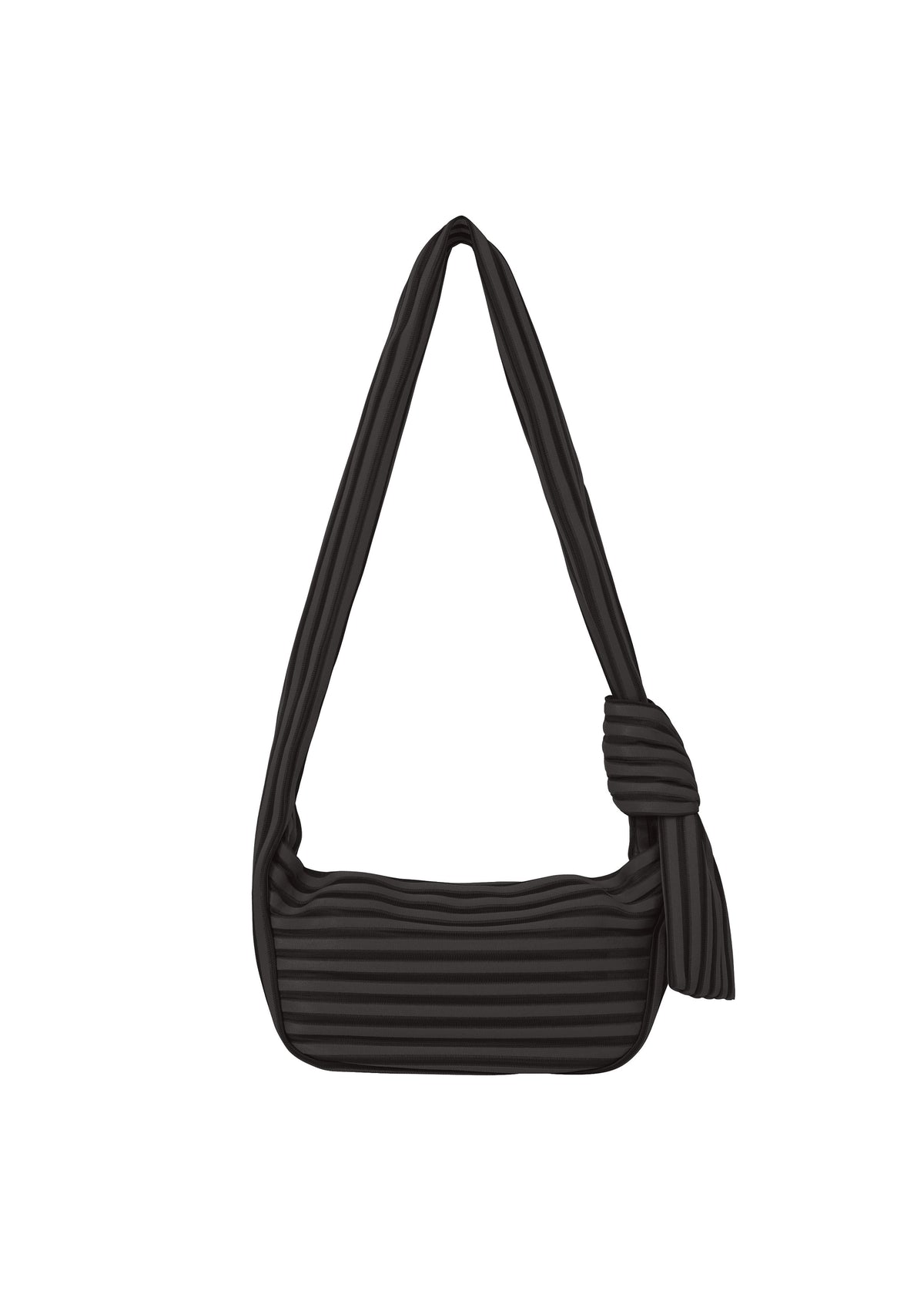 LINEAR KNIT BAG-56、バッグ&財布_ショルダーバッグ、ブラック