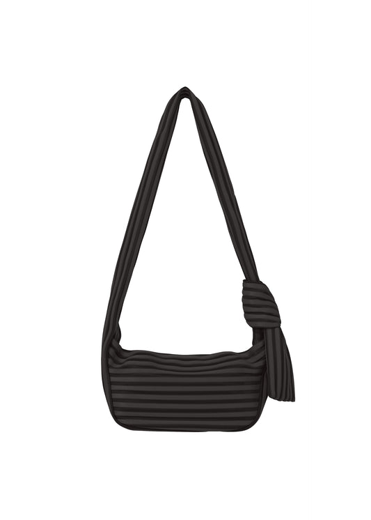 LINEAR KNIT BAG-56、バッグ&財布_ショルダーバッグ、ブラック