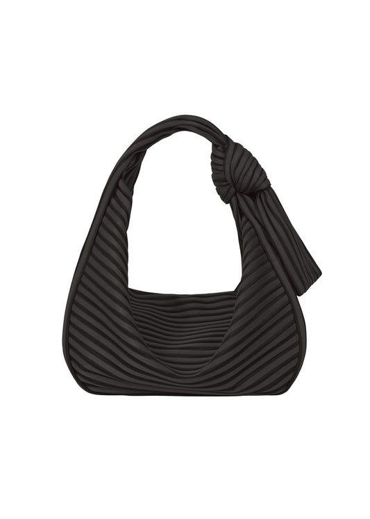 LINEAR KNIT BAG-56、バッグ&財布_ショルダーバッグ、ブラック