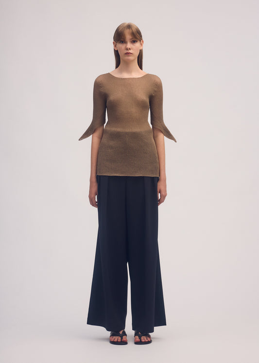 ROUND PANTS、ウィメンズ_パンツ、着用画像1
