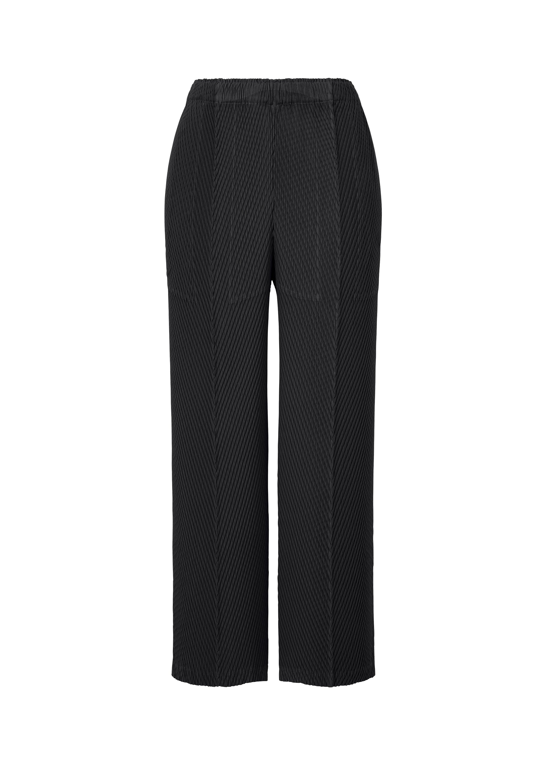 RHOMBUS PLEATS、ウィメンズ_パンツ、ブラック
