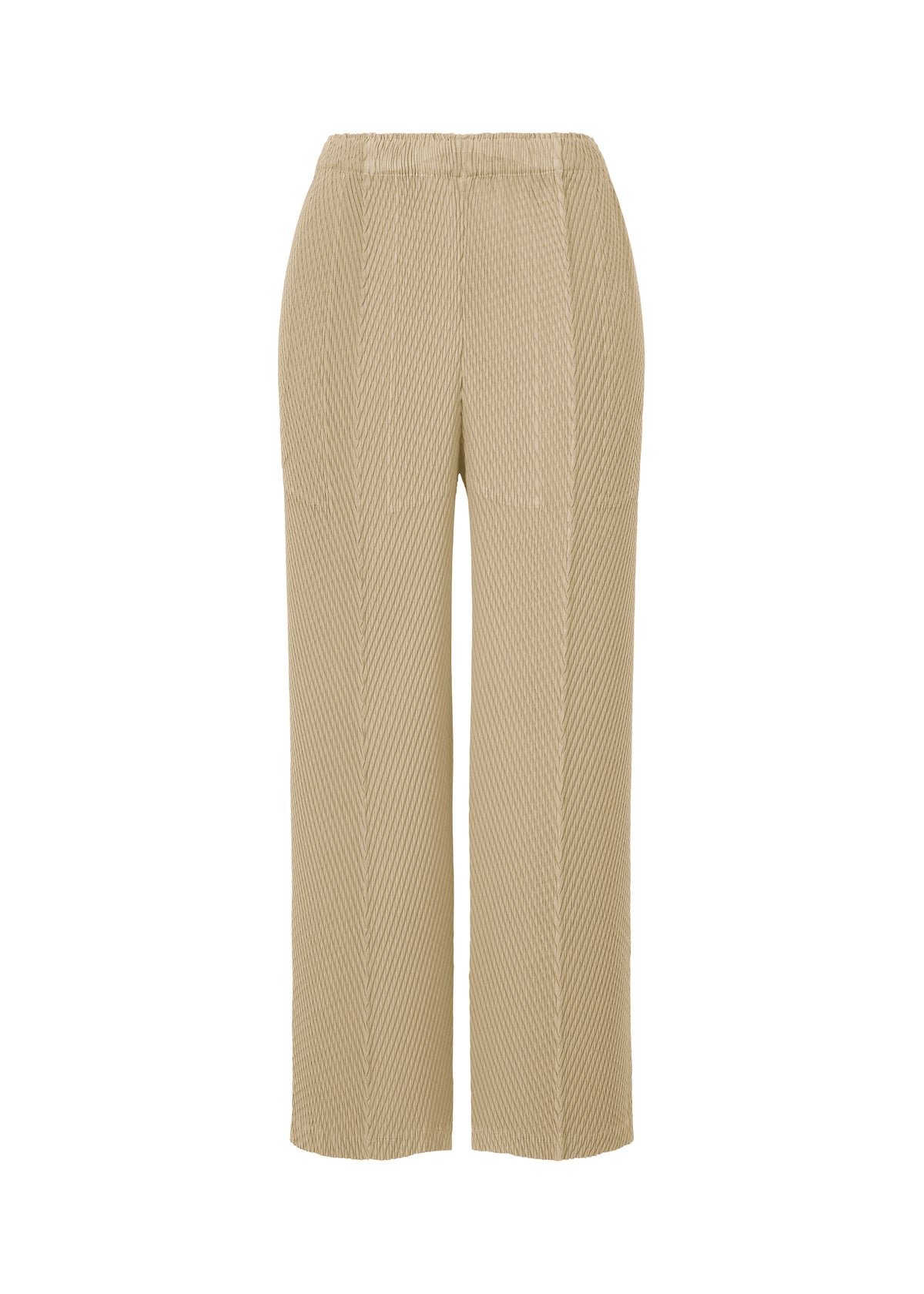 RHOMBUS PLEATS、ウィメンズ_パンツ、ベージュ